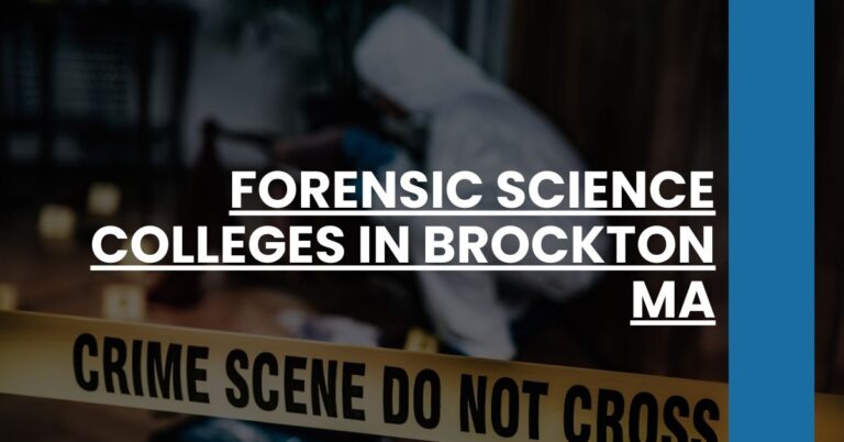 Forensic Science Colleges in Brockton MA Feature Image