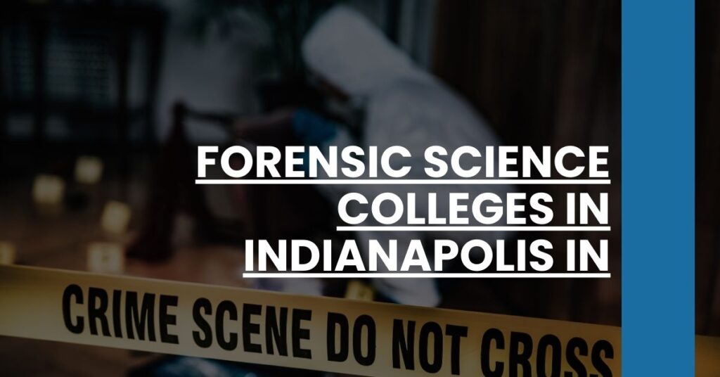 Forensic Science Colleges in Indianapolis IN Feature Image