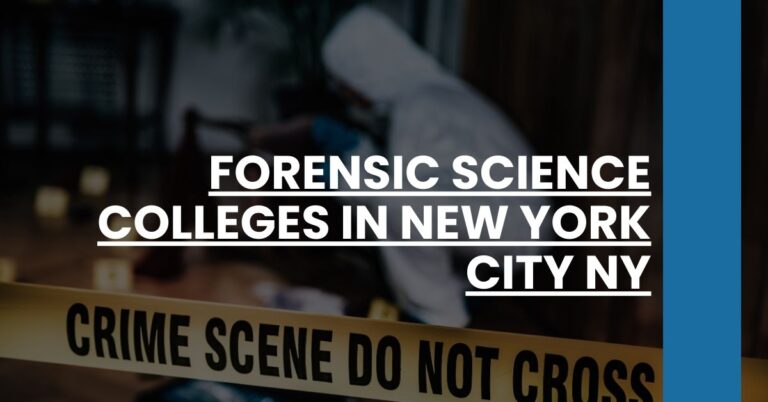 Forensic Science Colleges in New York City NY Feature Image