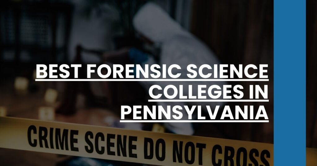 Best Forensic Science Colleges In Pennsylvania Feature Image