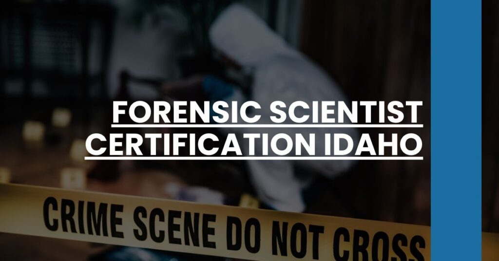 Forensic Scientist Certification Idaho Feature Image