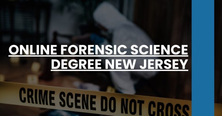 Online Forensic Science Degree New Jersey Feature Image